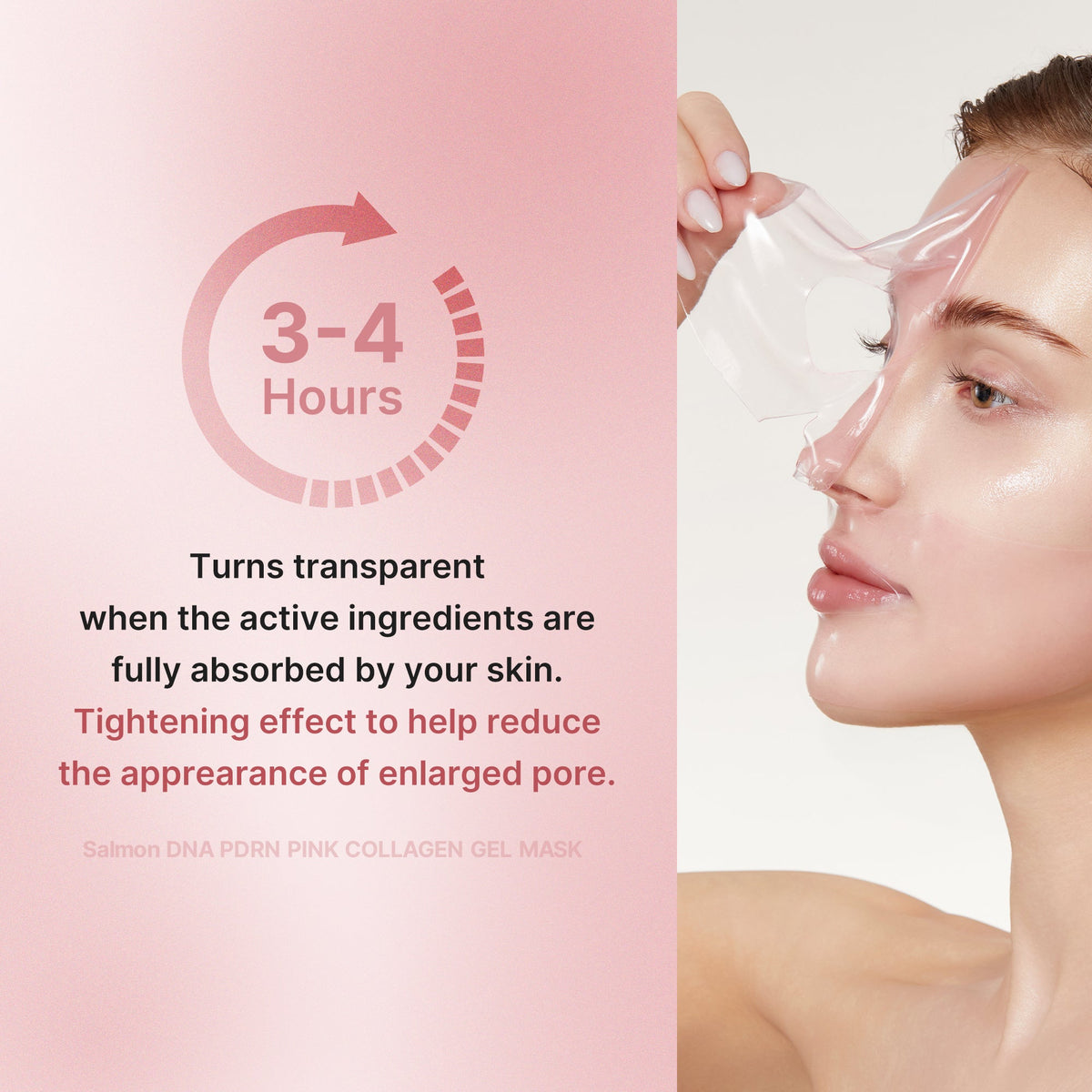 Medicube PDRN Pink Collagen Gel — Mascarilla Facial 4 un — foto oficial de la marca