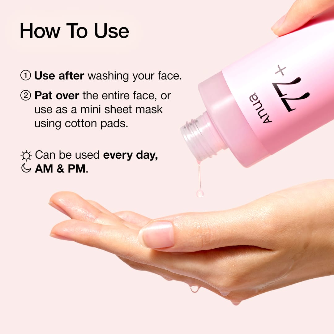 Anua PEACH 77 NIACIN ESSENCE TONER — Tónico facial 250 ml — foto oficial de la marca