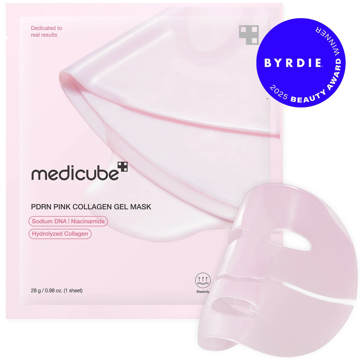 Medicube PDRN Pink Collagen Gel — Mascarilla Facial 4 un — foto oficial de la marca