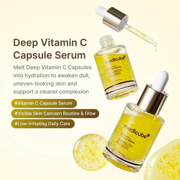 Medicube Deep Vita C Capsule Serum — Sérum facial 30 ml