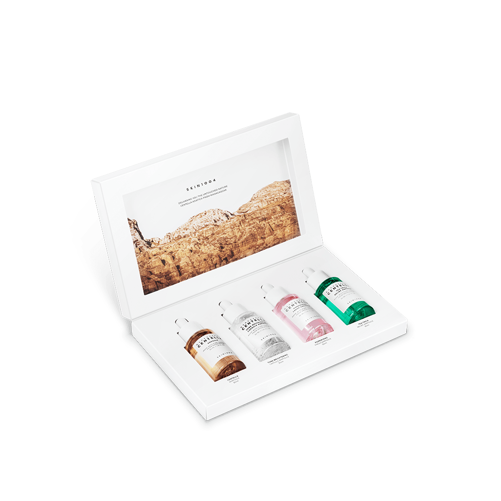 SKIN1004 Madagascar Centella Ampoule Kit — 4 Ampollas de 30 ml — foto oficial de la marca