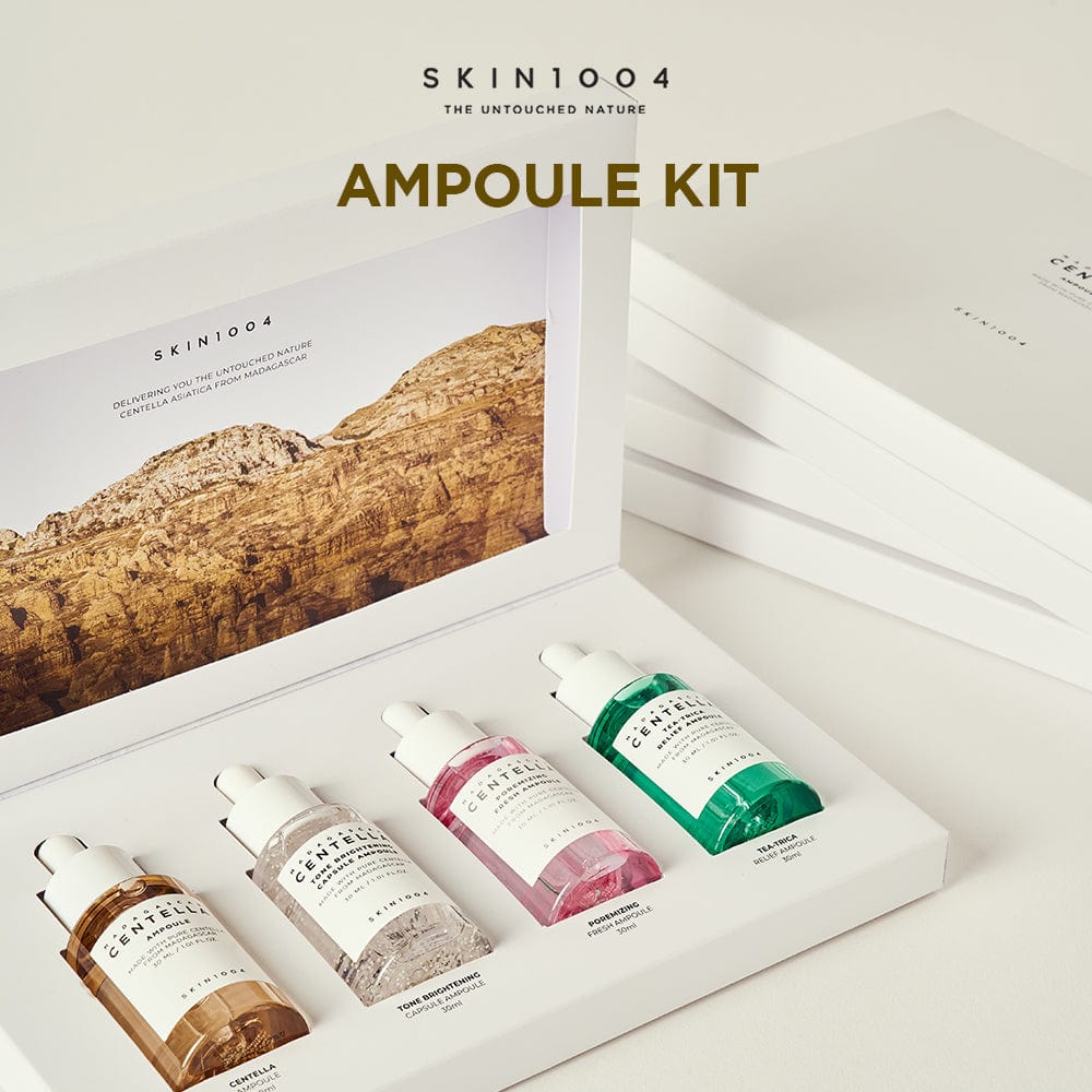 SKIN1004 Madagascar Centella Ampoule Kit — 4 Ampollas de 30 ml — foto oficial de la marca
