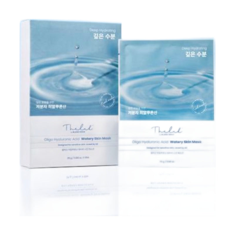 The Lab by Blanc Doux Oligo Hyaluronic Acid Watery Skin — Mascarilla de tela 10 unidades